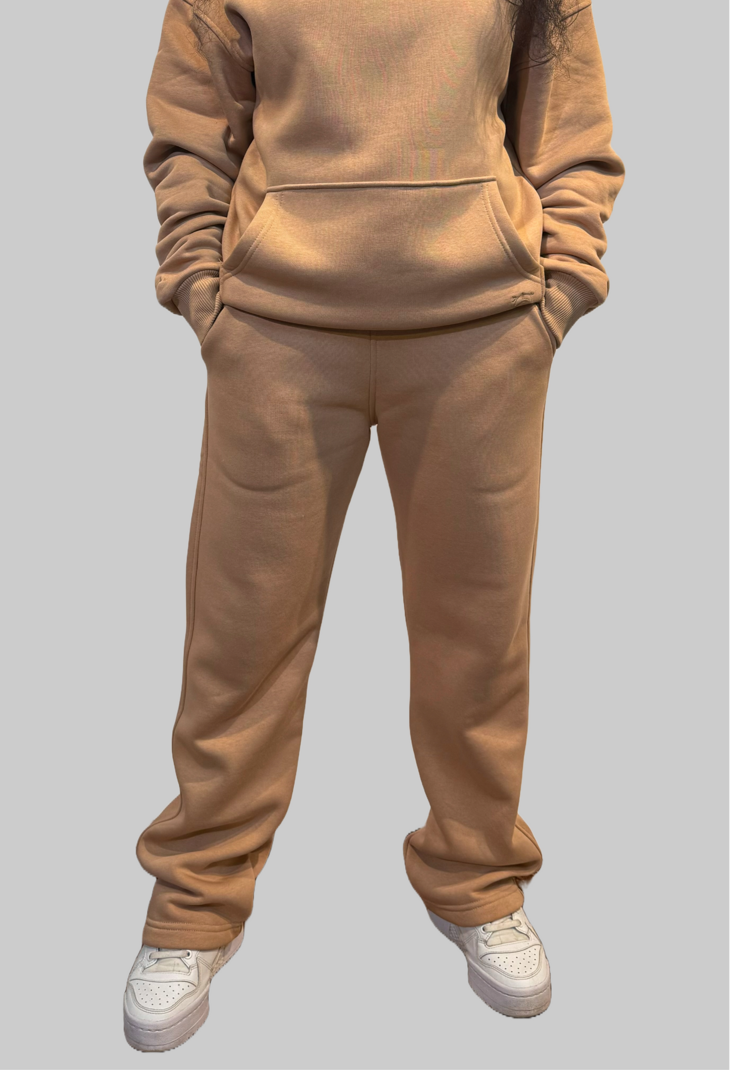 GS Baggy Jogginghose Beige - Green Stitches