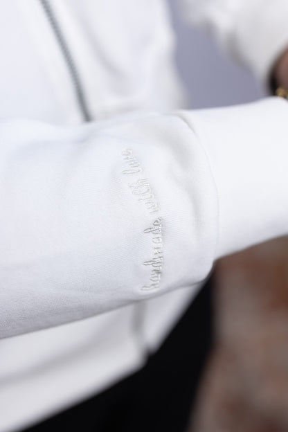 GS Classic Zipper Weiß - Green Stitches