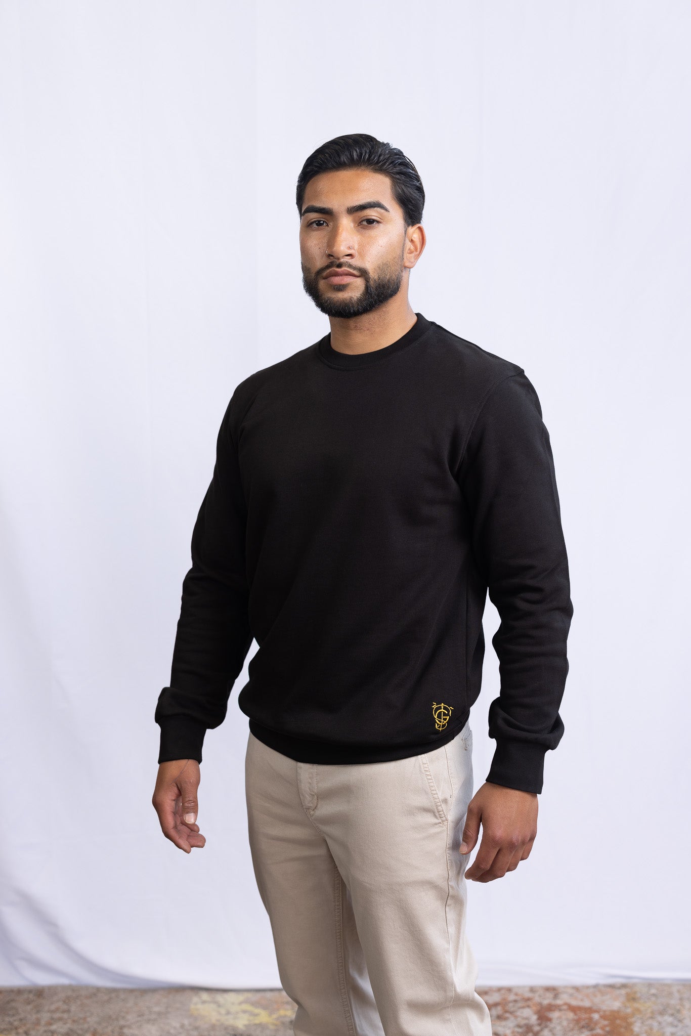 GS Classic Sweatshirt 380 GSM - Green Stitches