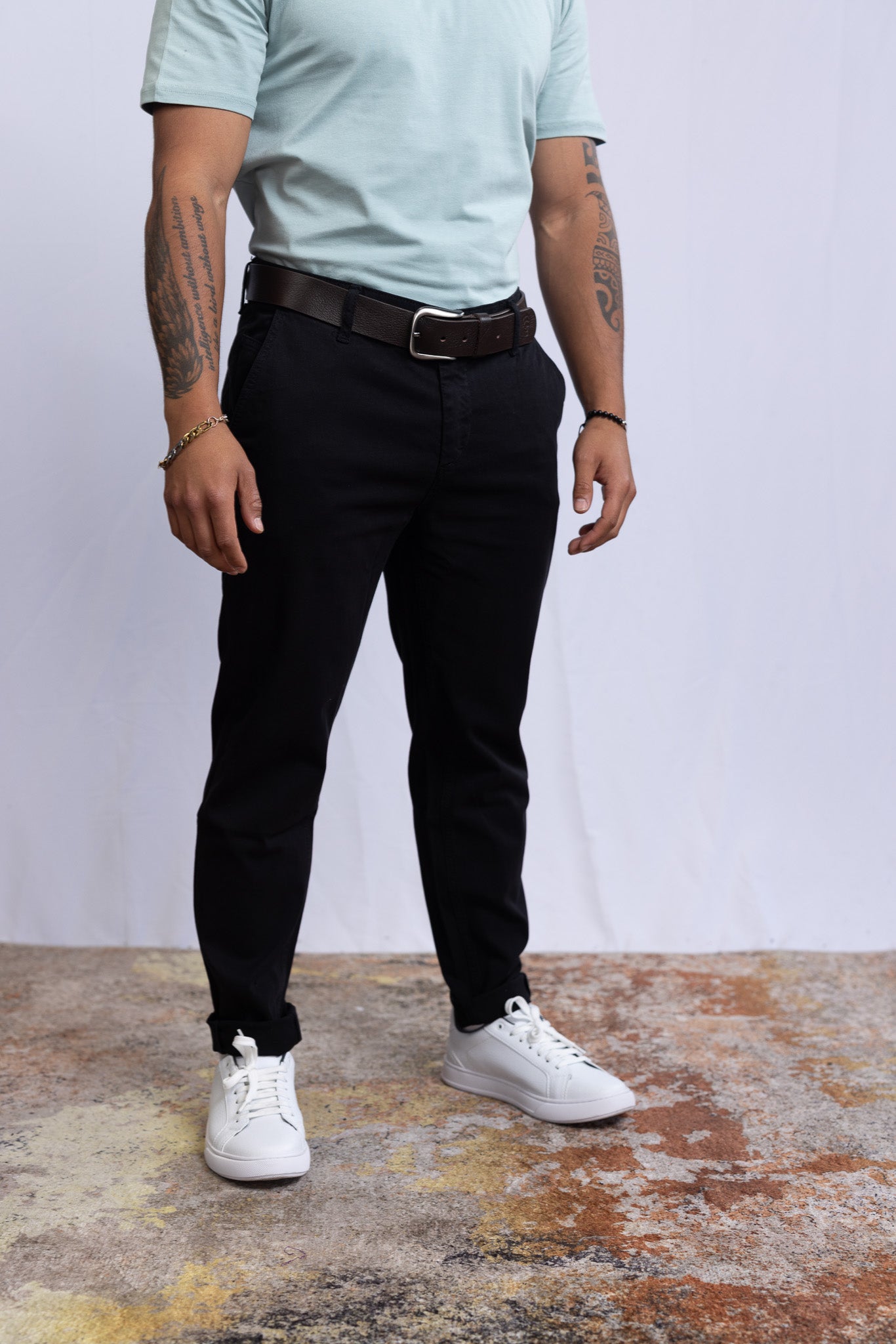 GS Chino-Hose Schwarz