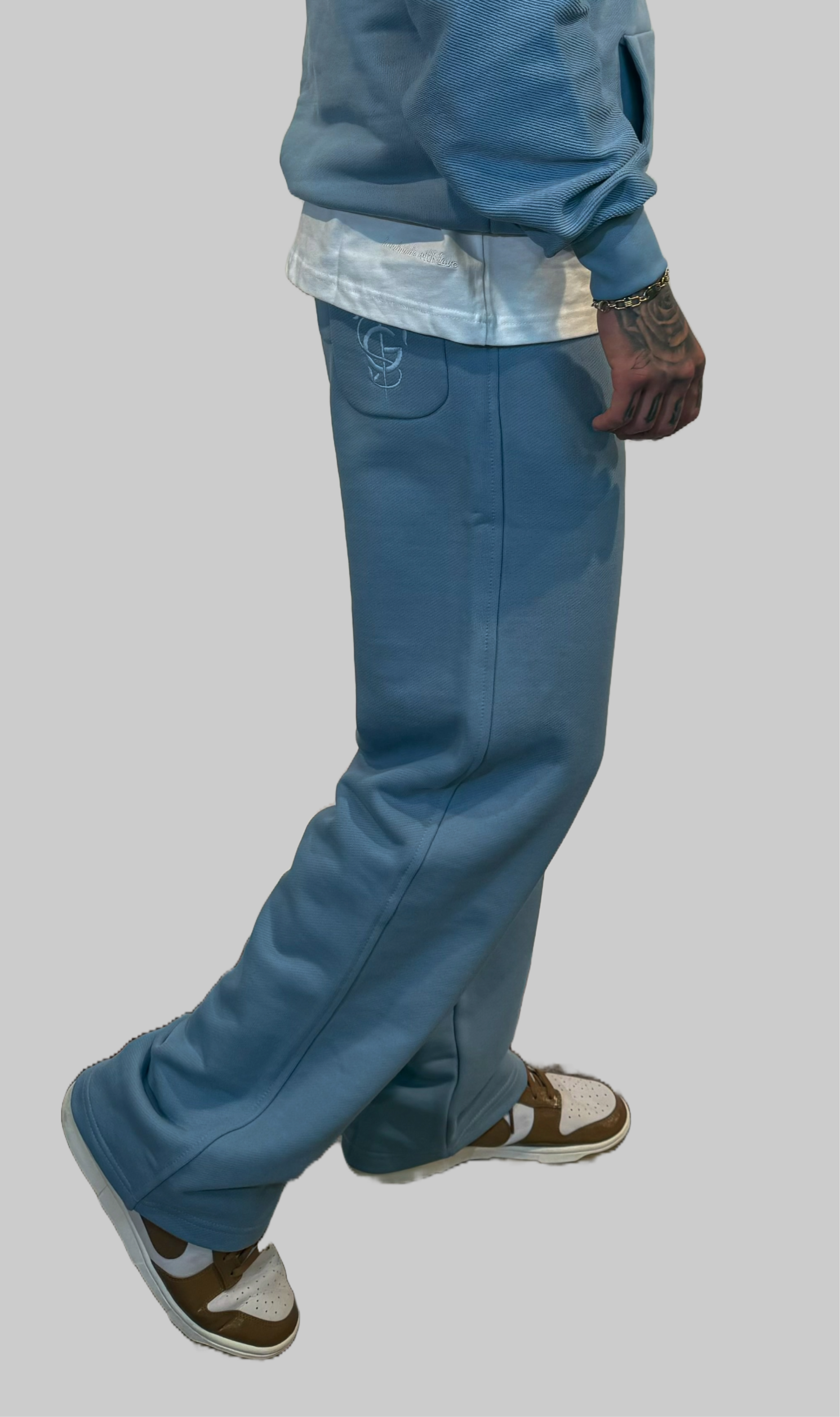 GS Heavy weight Jogginghose 560GSM - Green Stitches