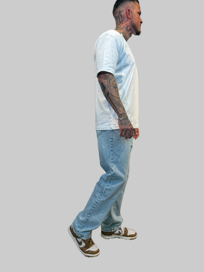 GS Baggy Jeans Light Blue - Green Stitches