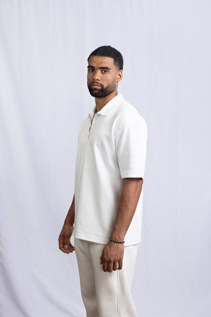 GS Unisex Polo-Shirt - Weiß