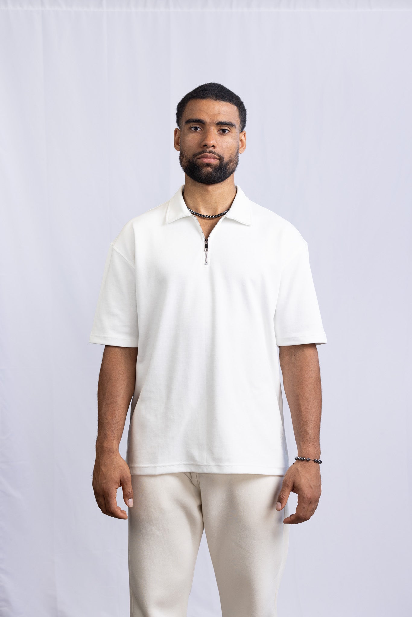 GS Unisex Polo-Shirt - Weiß