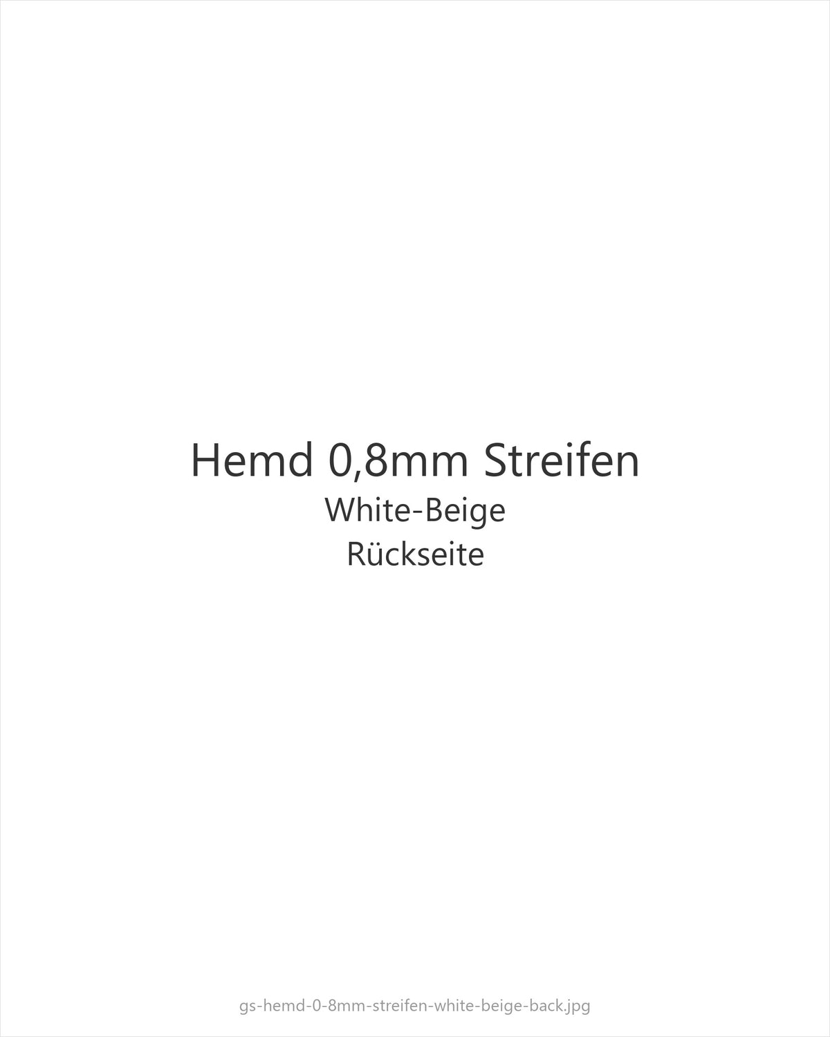 Hemd 0,8mm Streifen White-Beige — back