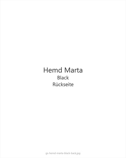 Hemd Marta Black — back