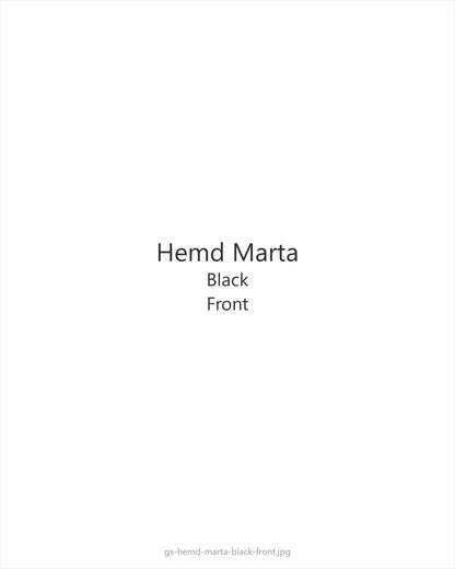Hemd Marta Black — front