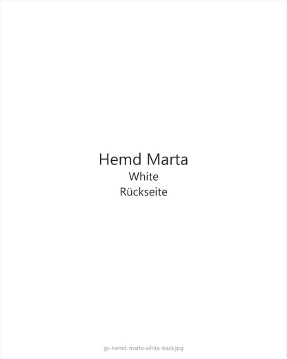 Hemd Marta White — back