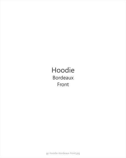 Hoodie Bordeaux — front
