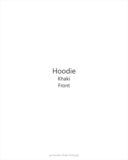 Hoodie Khaki — front
