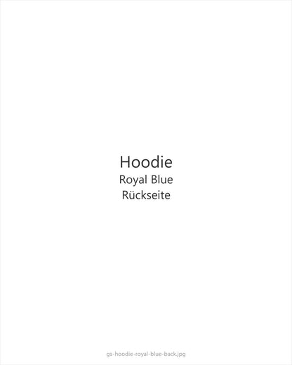 Hoodie Royal Blue — back