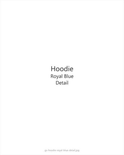 Hoodie Royal Blue — detail