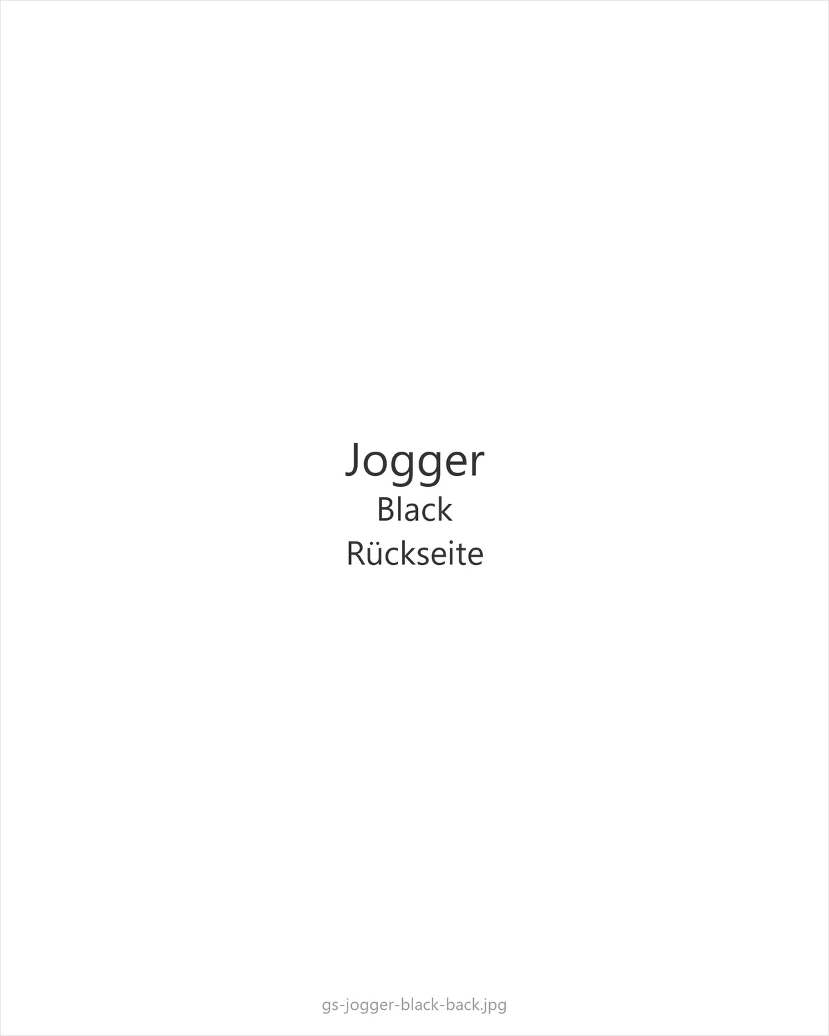 Jogger Black — back