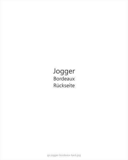 Jogger Bordeaux — back