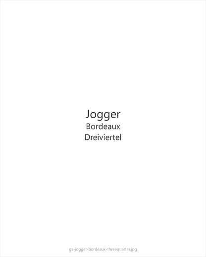Jogger Bordeaux — threequarter