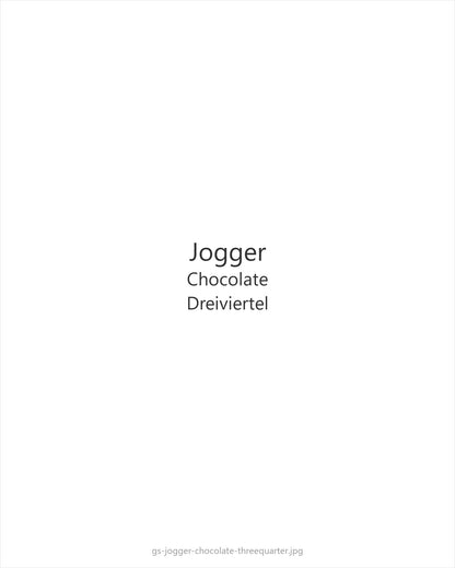 Jogger Chocolate — threequarter