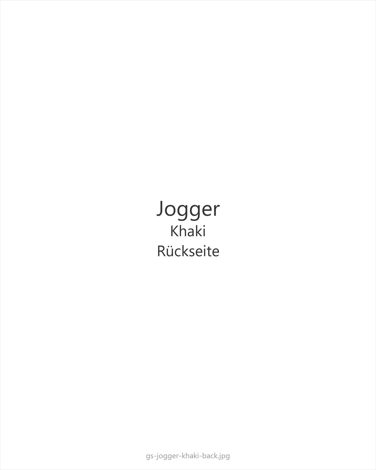 Jogger Khaki — back
