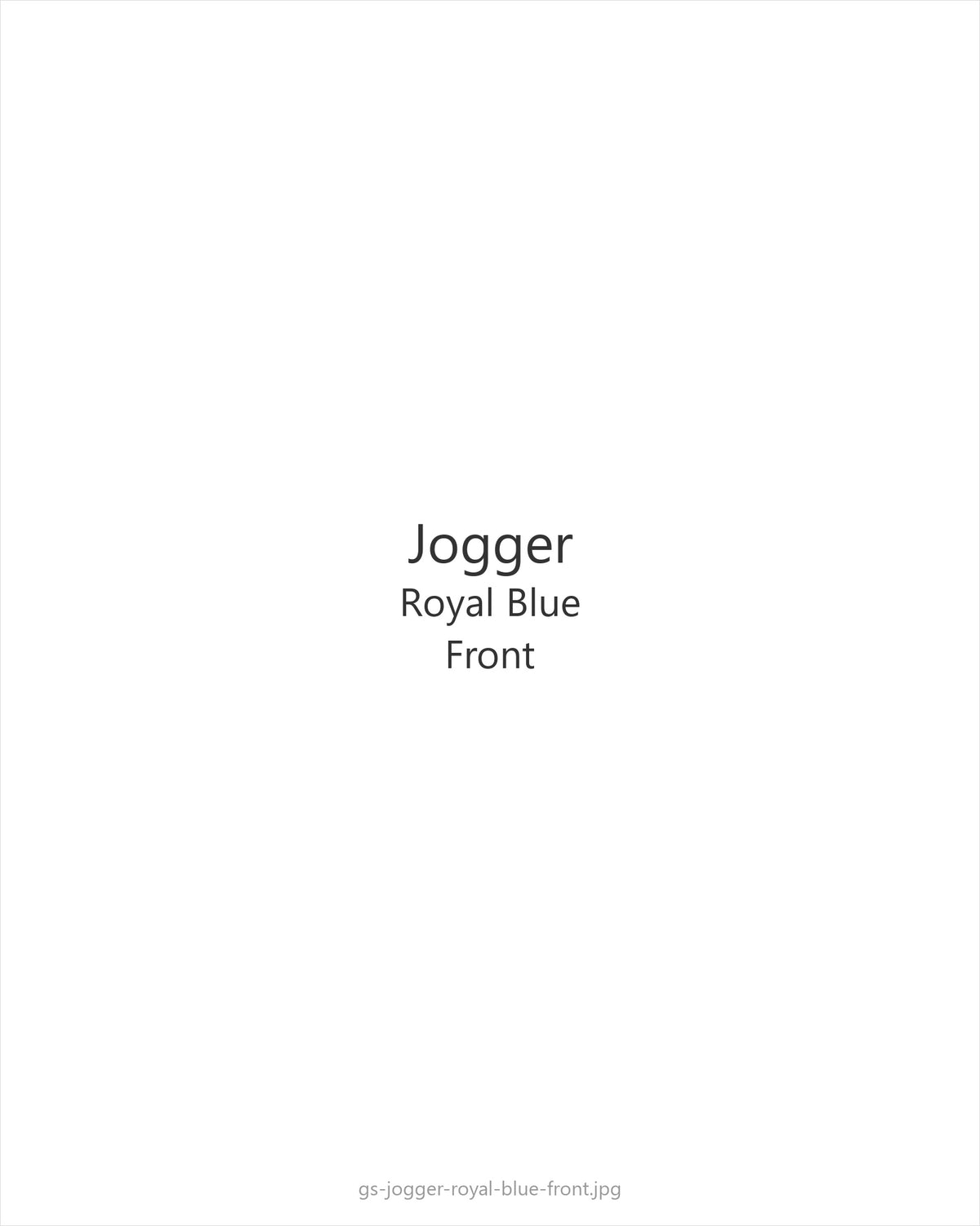 Jogger Royal Blue — front