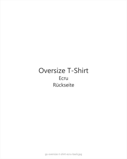 Oversize T-Shirt Ecru — back