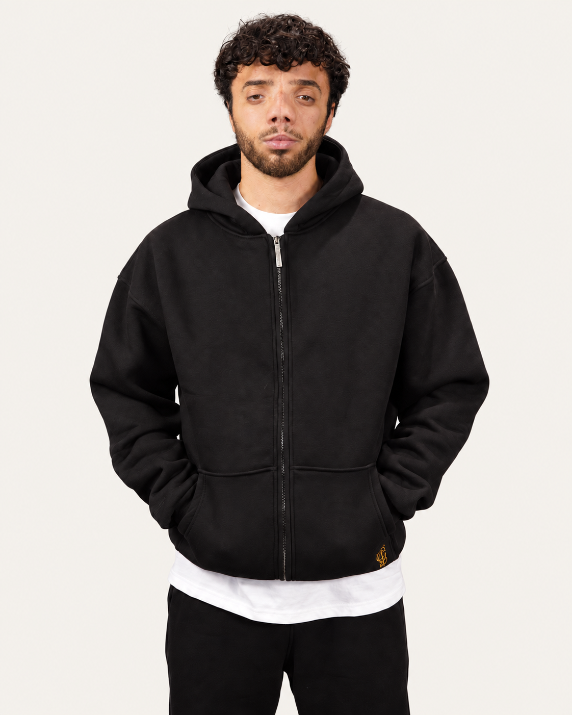 GS Monogram Zip-Hoodie