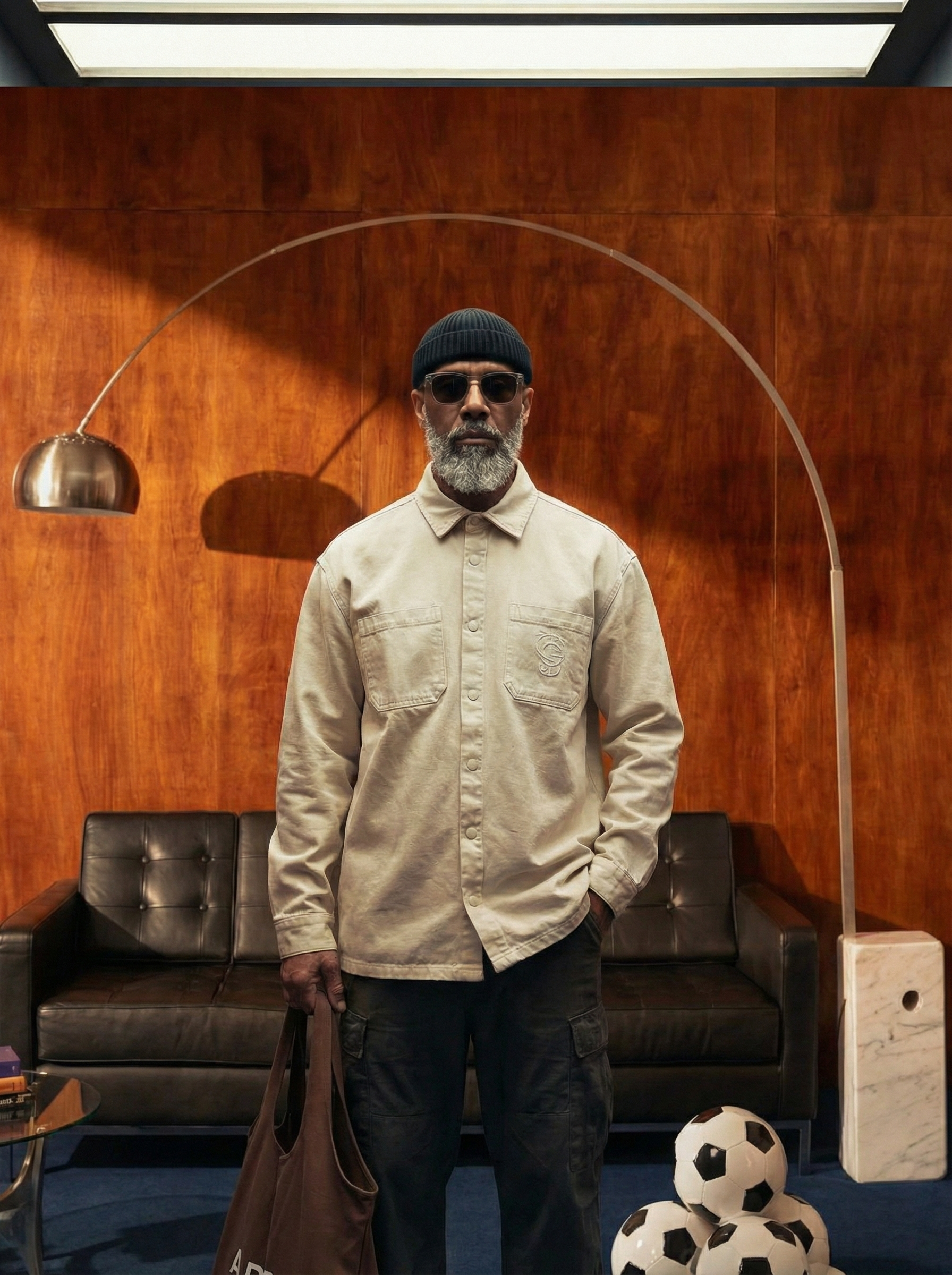 GS Jeans Hemd - Green Stitches